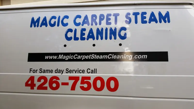 Magic Carpet Steam Cleaning van